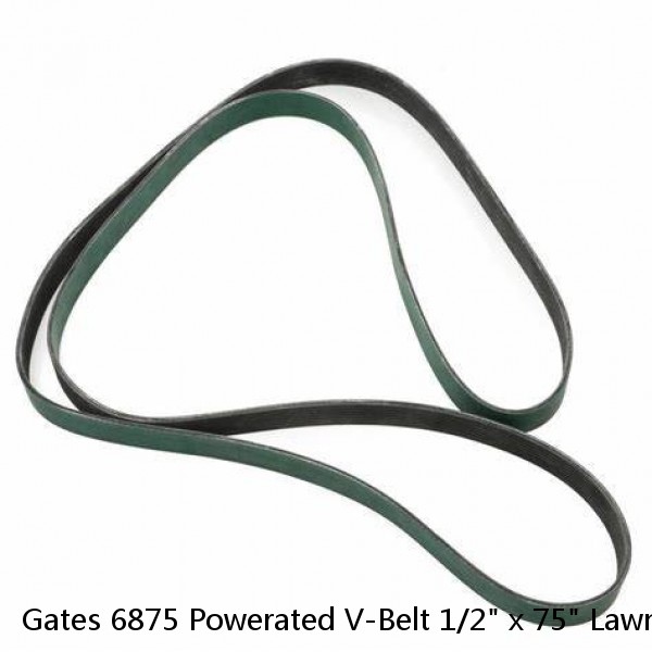 Gates 6875 Powerated V-Belt 1/2" x 75" Lawn Mower Tractor Appliances NEW  #1 image