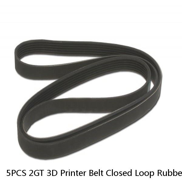 5PCS 2GT 3D Printer Belt Closed Loop Rubber GT2 Timing Belt Length 102mm-132mm #1 image